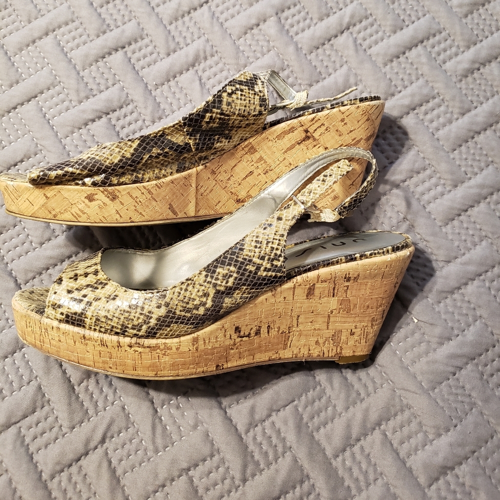 Unisa Wedge Sandal Python Print - 10 - image 5